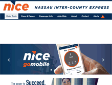 Tablet Screenshot of nicebus.com